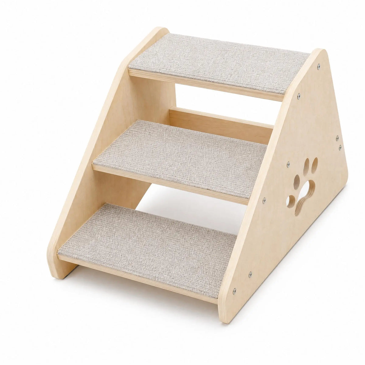 Wooden Pet Stairs for Dogs and Cats With Easy Access
