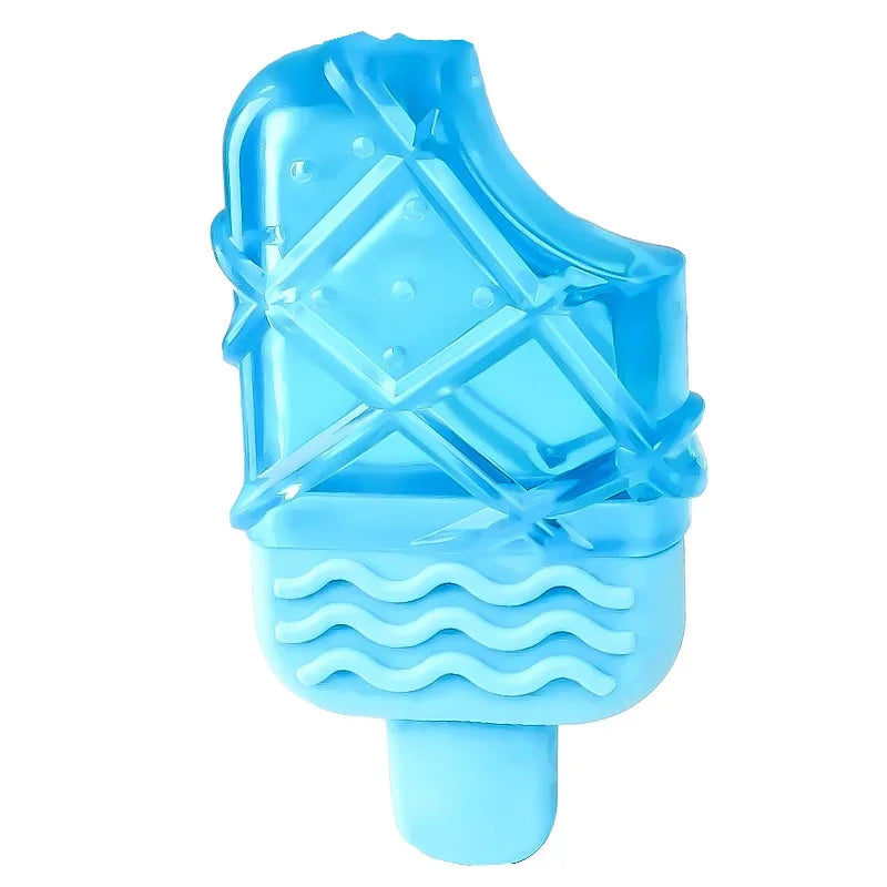 Freezable Ice Pop Dog Cooling Chew Toy Hydrating Teether Dental Care
