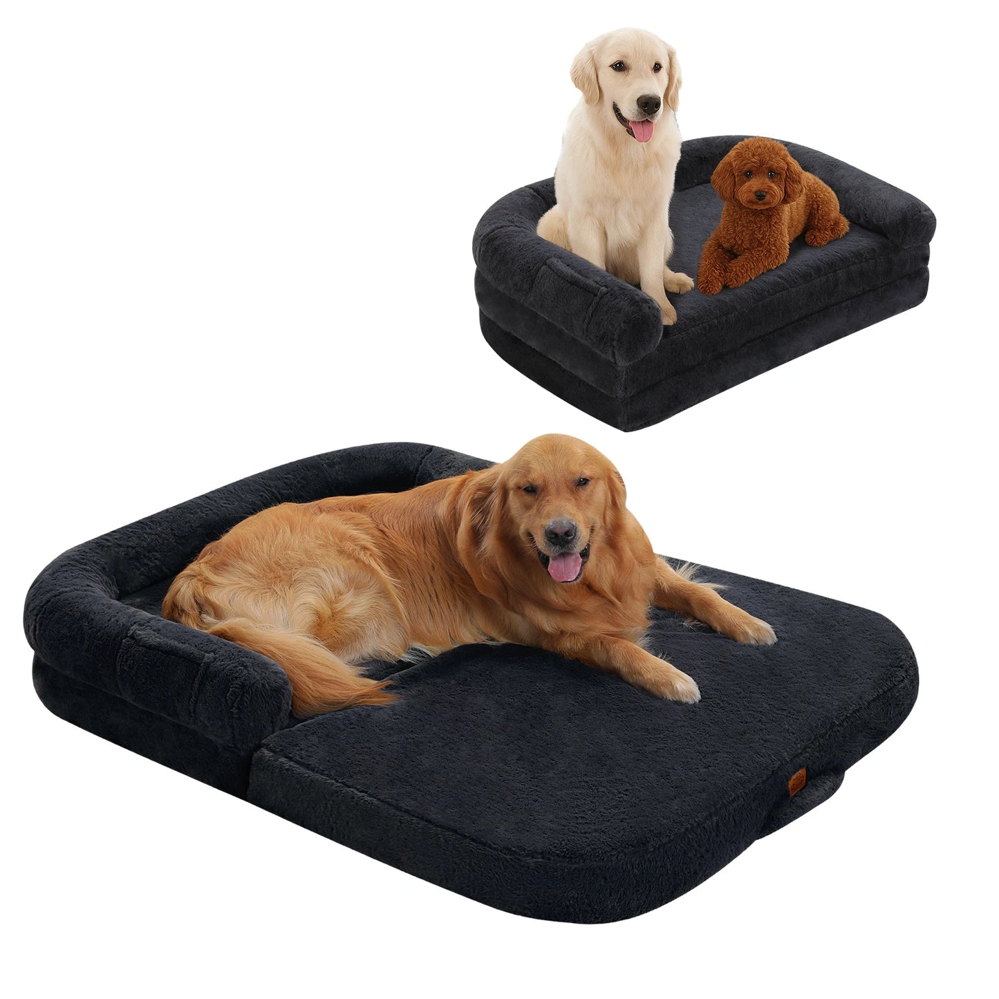Foldable Portable Dog Bed Washable Non Slip Bottom