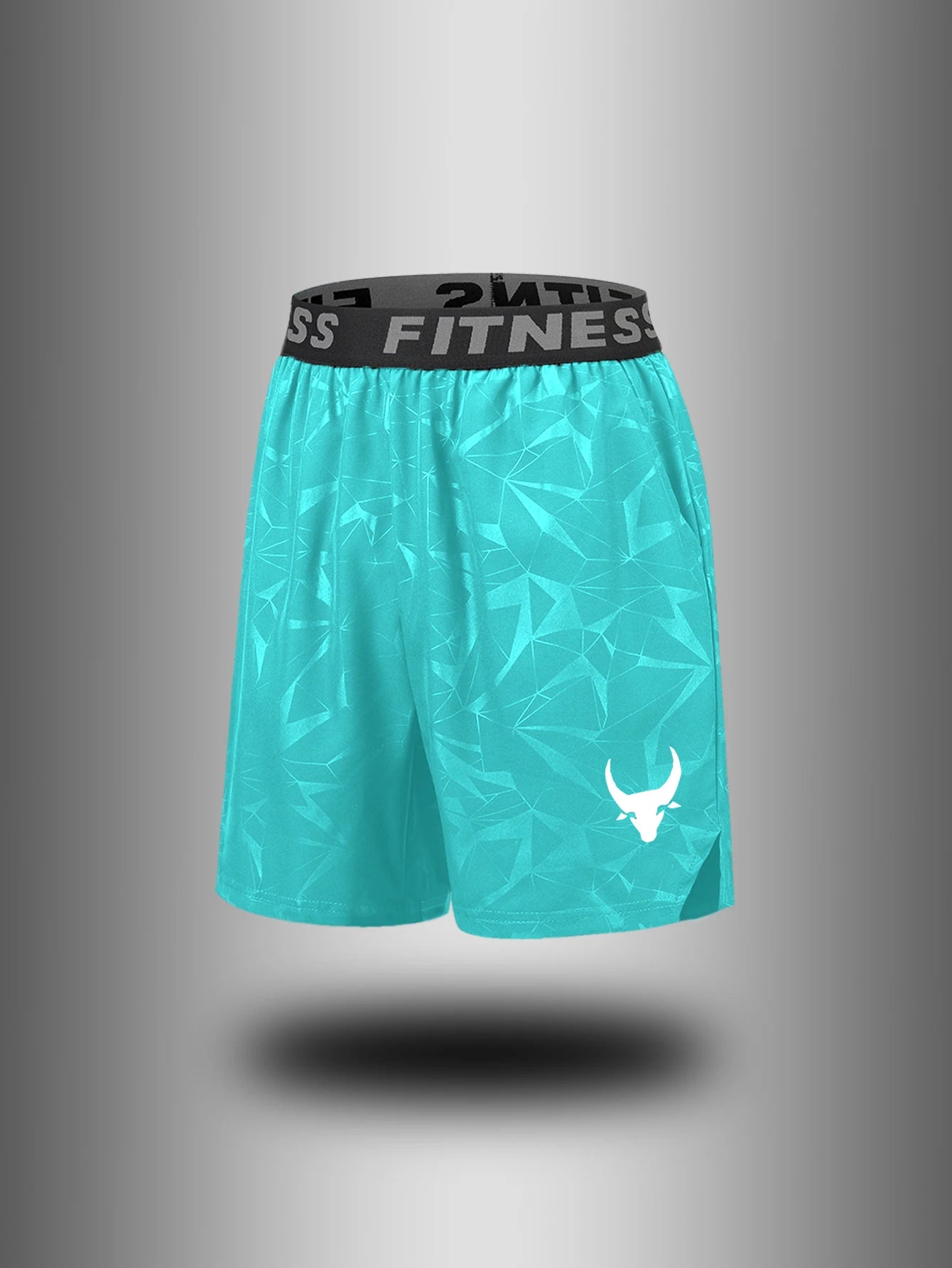 Men's Quick Dry Athletic Shorts With Elastic Waistband For Running
