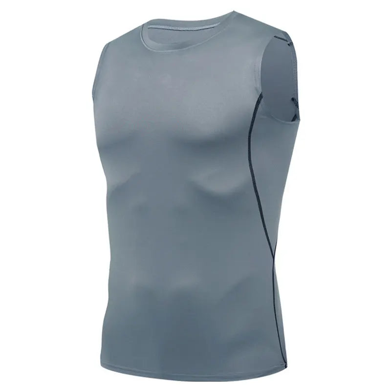 Men's Compression Elastic Sports Tank Top Performance Breathable