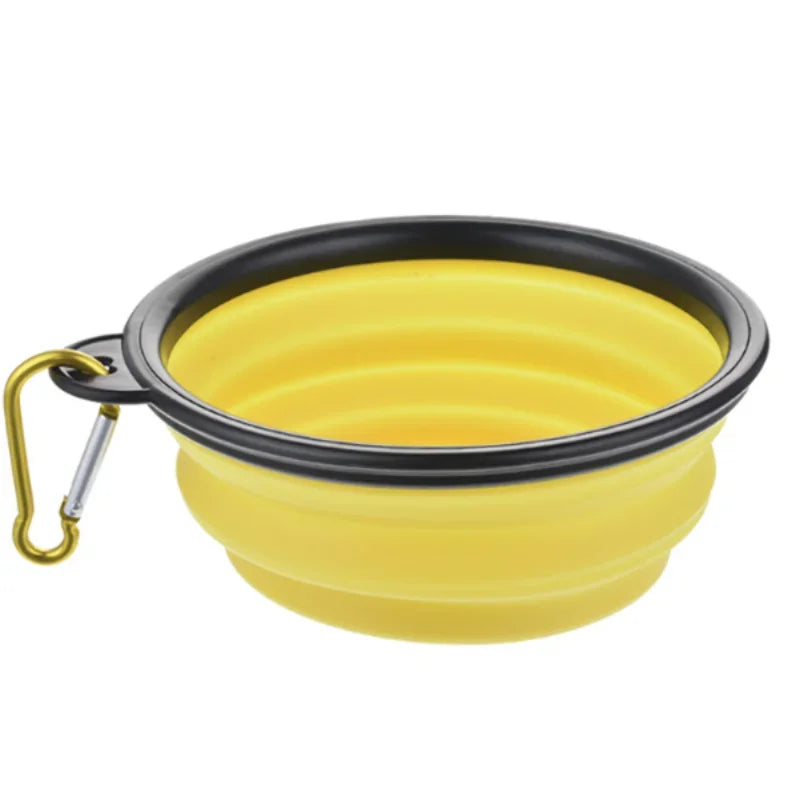 Collapsible Silicone Food And Water Bowl For Cats And Dogs