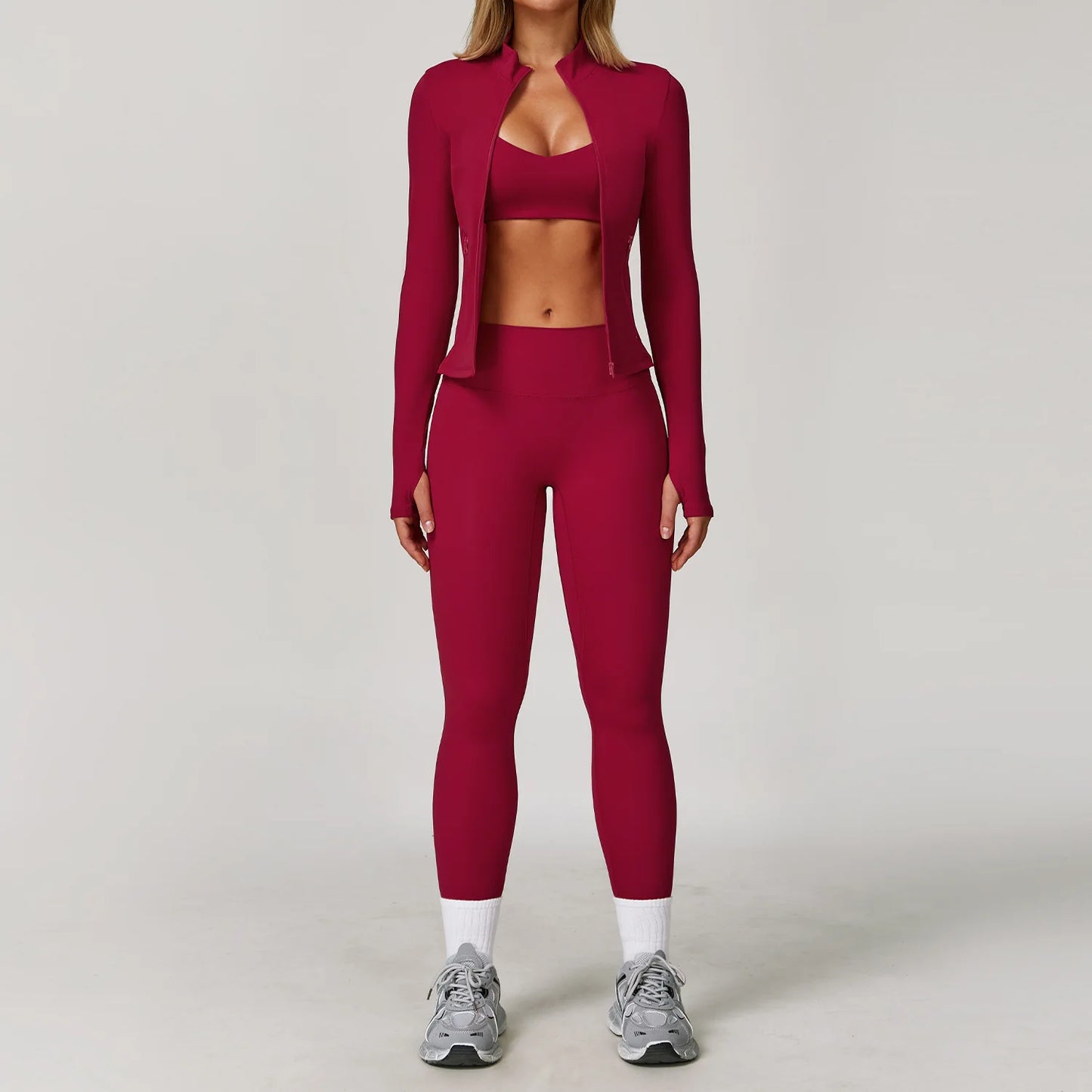 Women's 3pc Gym Set for Workout and Training Essentials
