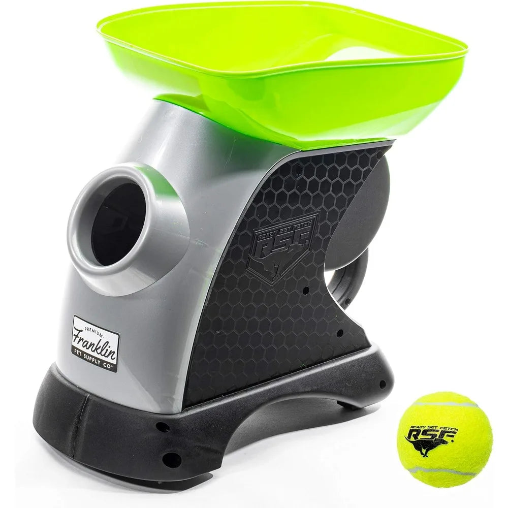 Automatic Tennis Ball Launcher Dog Toy, Green/Black