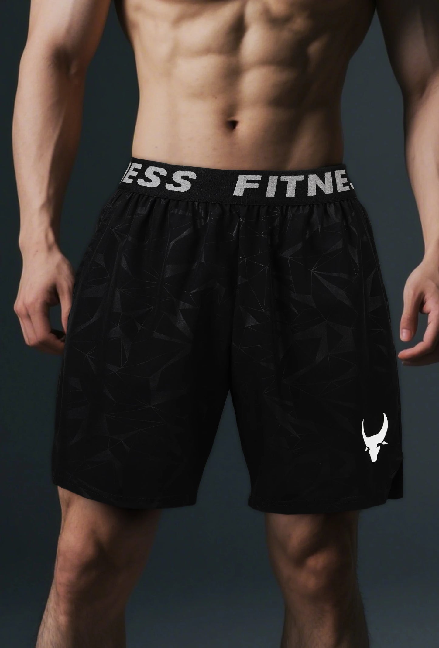 Men's Quick Dry Athletic Shorts With Elastic Waistband For Running