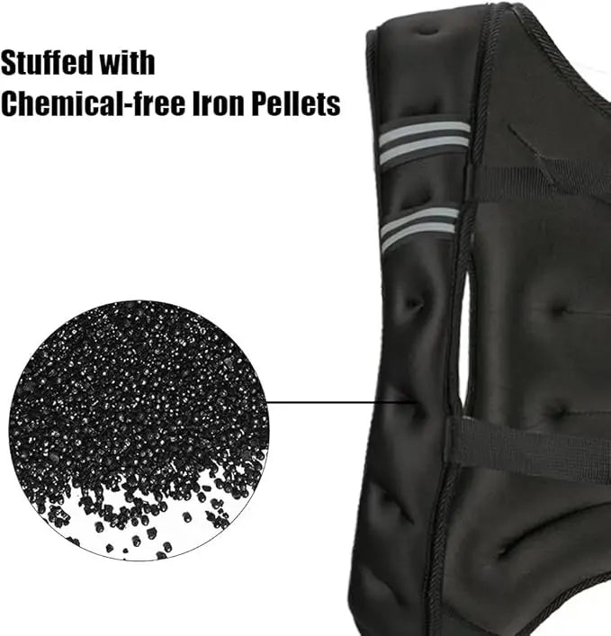 Weighted Vest For Men And Women With 12-30 Weights Included