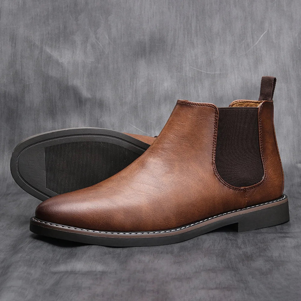 Journey Men's Casual Chelsea Boots Comfortable Everyday Footwear