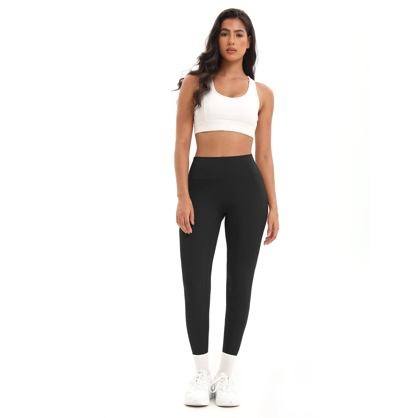 Women High Waisted Fitness Leggings 2 Pack For Gym Running