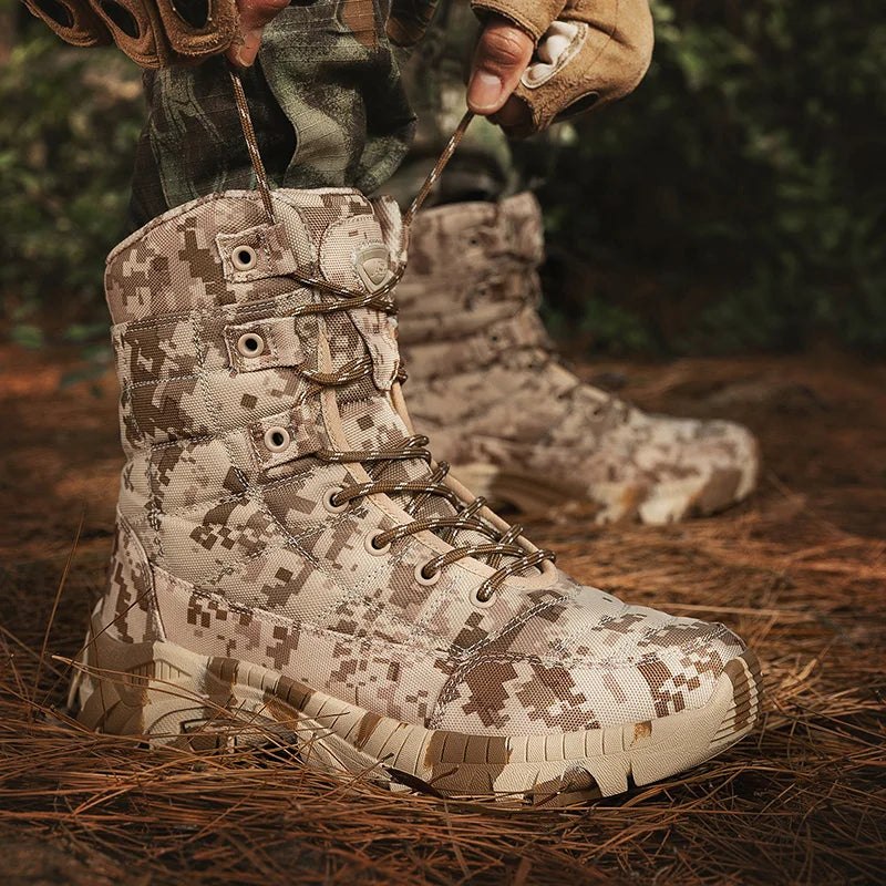 Men's Lightweight Tactical Hiking Hunting Boots For Outdoor Adventures