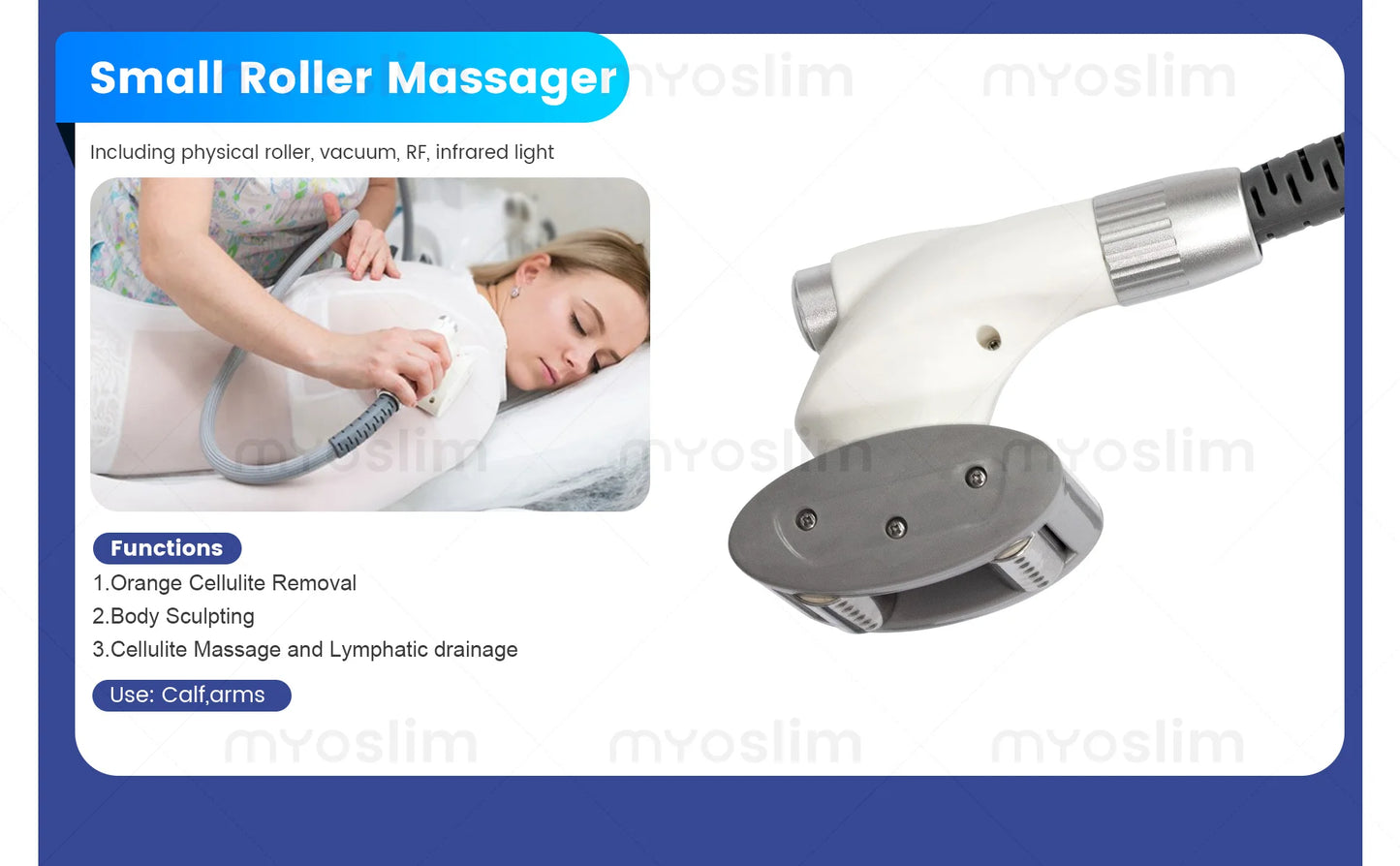 5 In 1 Automatic Roller Body Slimming Machine 40K Cavitation RF Vacuum