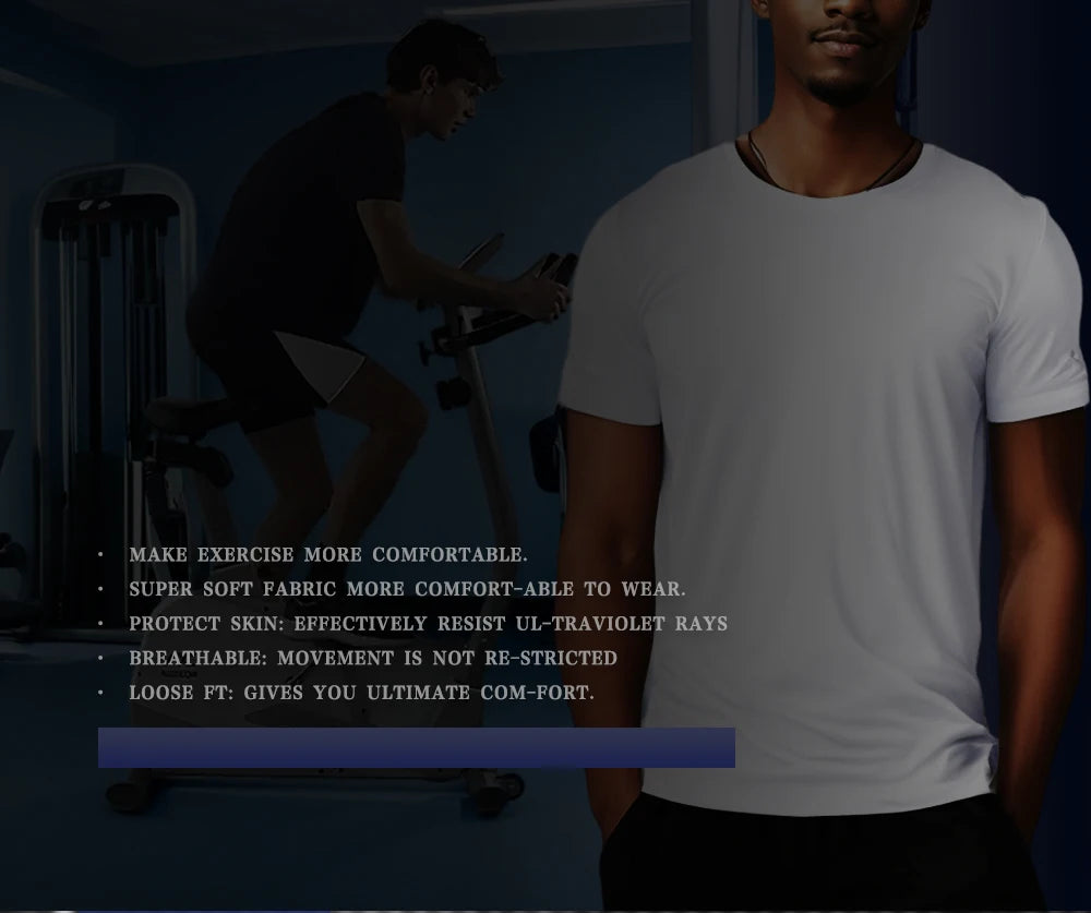 Mens Quick Dry Short Sleeve Polyester Shirts 5 Pack Breathable