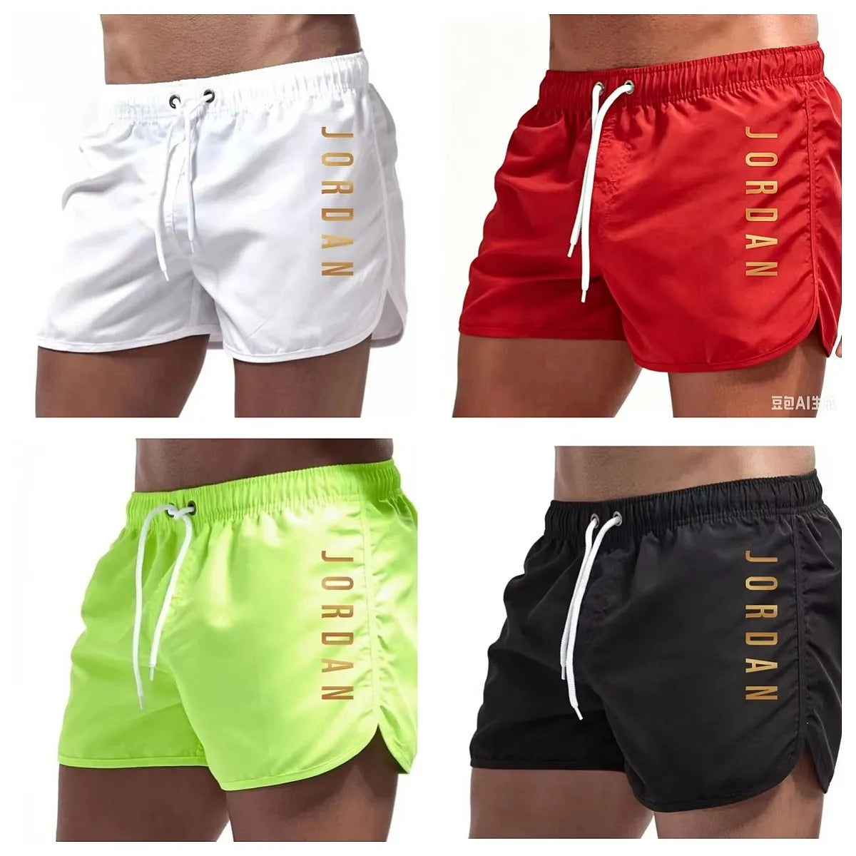 Men's Quick Dry Breathable Board Shorts For Swim And Surf