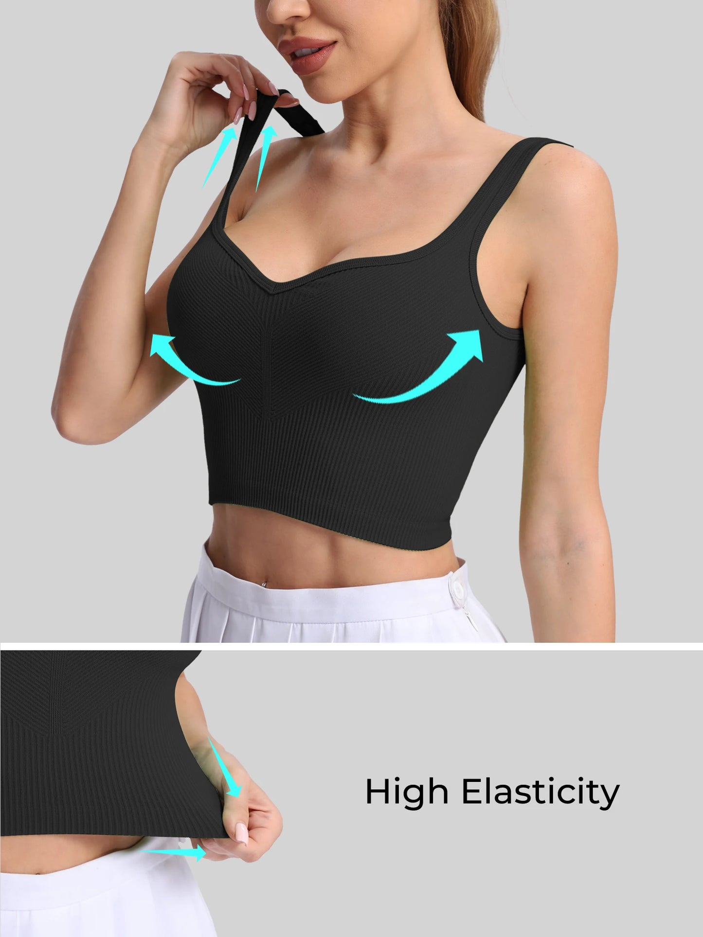 Women's Sports Yoga Fitness Camisole With Quick Dry Fabric