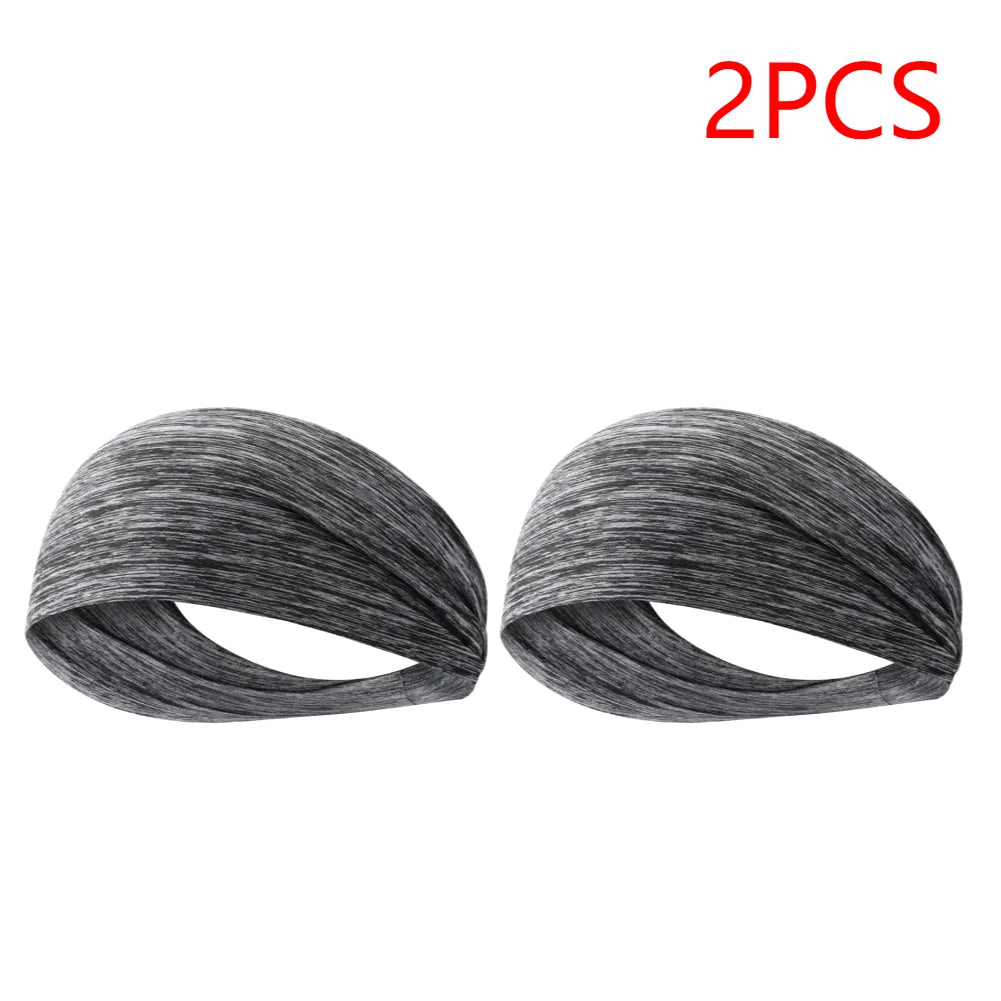 Elastic Sports Headbands For Men Women Quick Dry Sweat Absorption