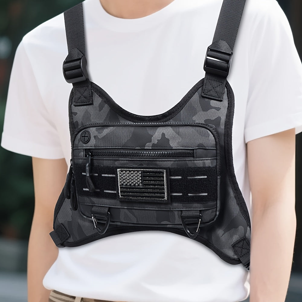 Durable Multifunctional Tactical Vest for Outdoor and Range Use