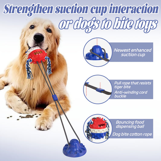 1pc Interactive Dog Toy With Suction Cup