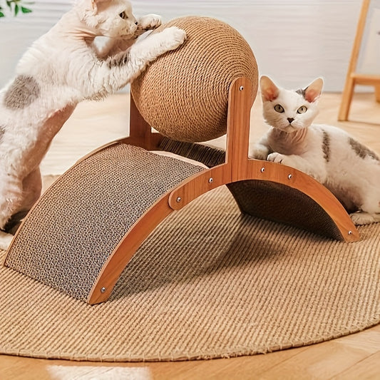 Cat Scratching Ball Toy Interactive Cat Playtime Toy