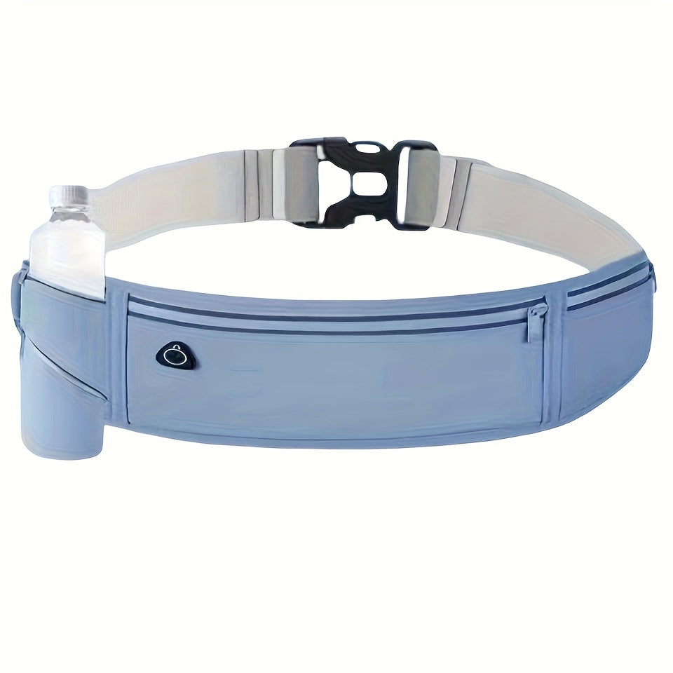 Breathable Nylon Running Waist Bag With Lock Buckle Reflective Strip