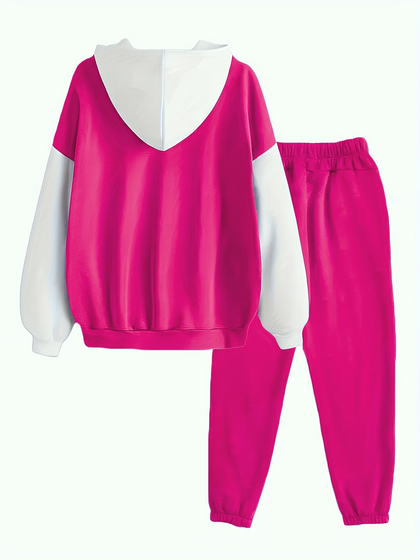 Women's Hooded Two-Piece Cozy Sweatshirt And Pants Set