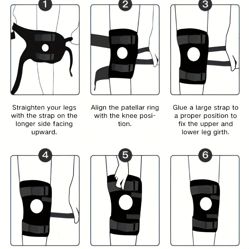 Adjustable Knee Brace Strap Support For Sports Activities