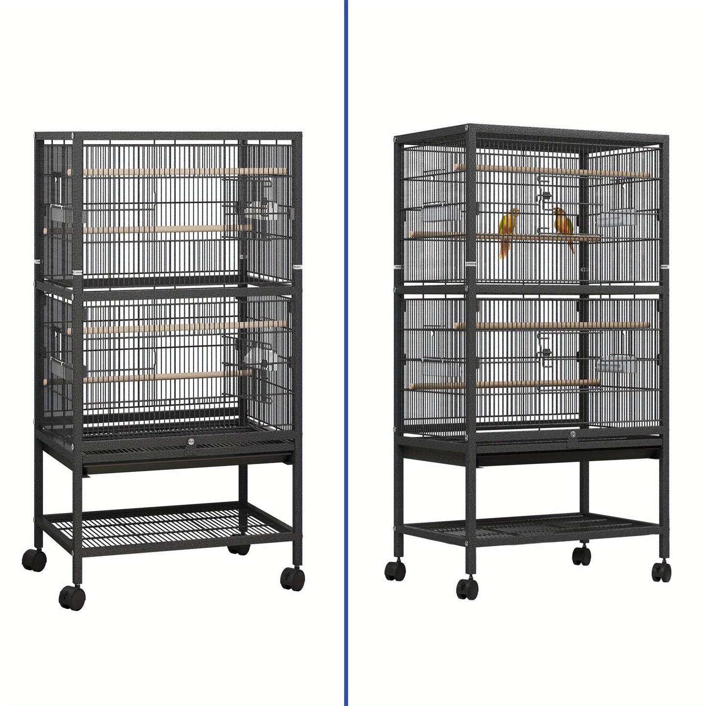 52 inch Birdcage, Cover and Seed Catcher Flight Cage