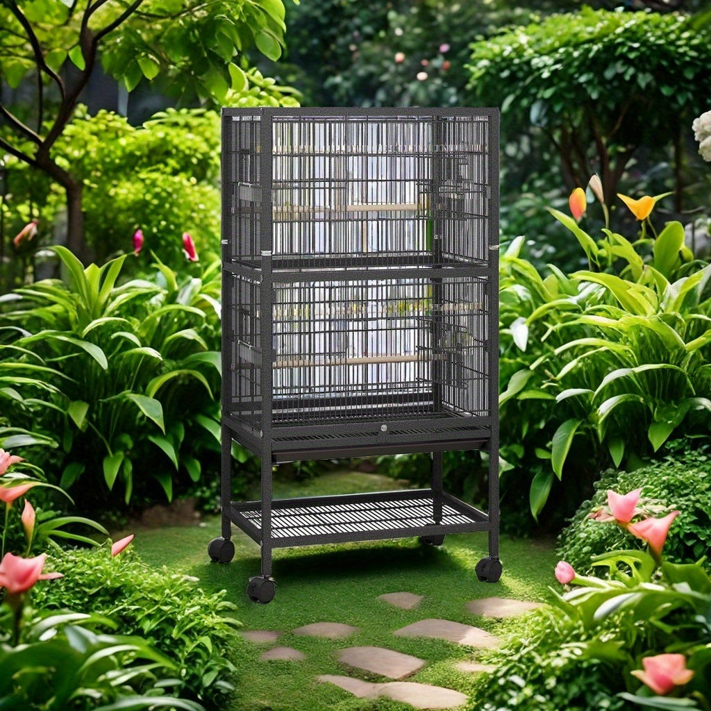 52 inch Birdcage, Cover and Seed Catcher Flight Cage